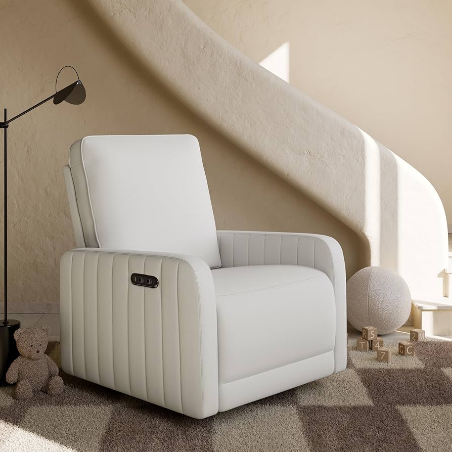 【yuko room】 Storkcraft Kyoto Deluxe Extra-Wide Power Recliner Swivel